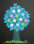 Nachtboom, acrylverf op doek Nachtboom, schilderij, acrylverf op doek