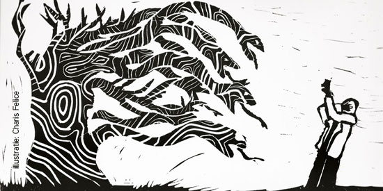 'Snaketree', illustratie voor The Doors of Perception van Charis Felice