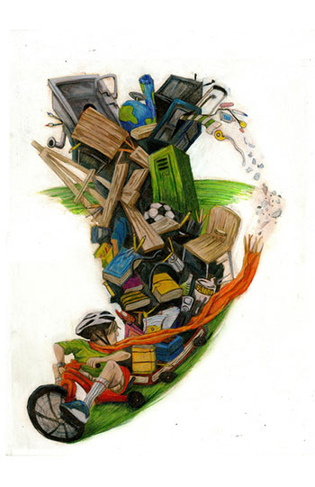 Back To School, illustratie van Ryan McHenry