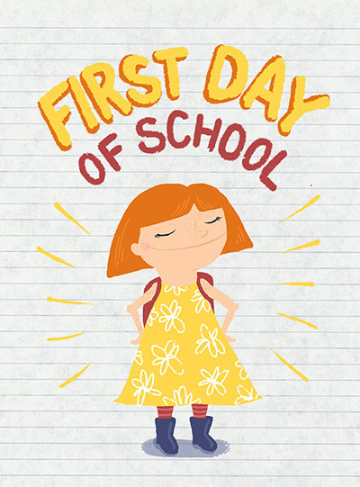 First Day of School, illustratie van Maeve Norton