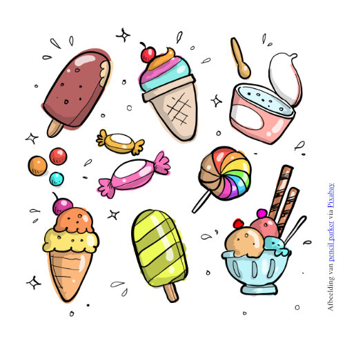 ijsjes illustratie van pencilparker