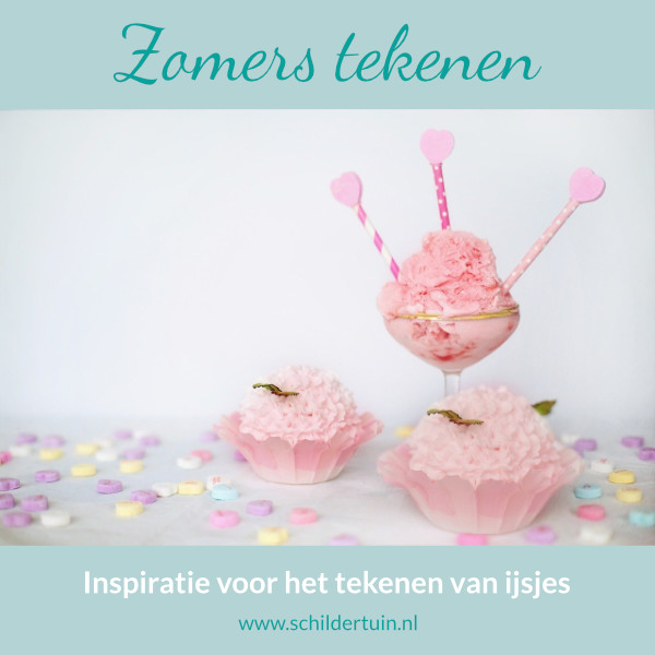foto van roze sorbets