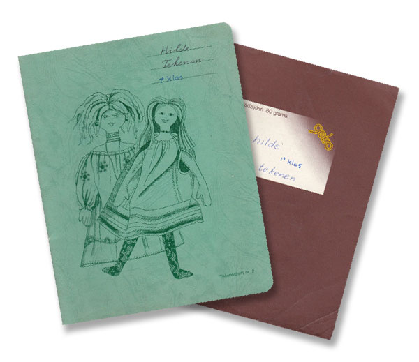 tekenschriften basisschool jaren 80, © Hilde Reurink