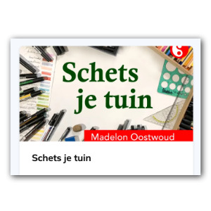 banner Schets je tuin | tekencursus via Soofos