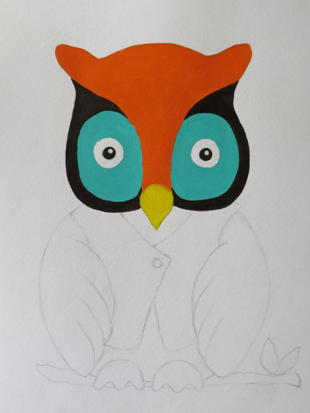 illustratie uil stap 1