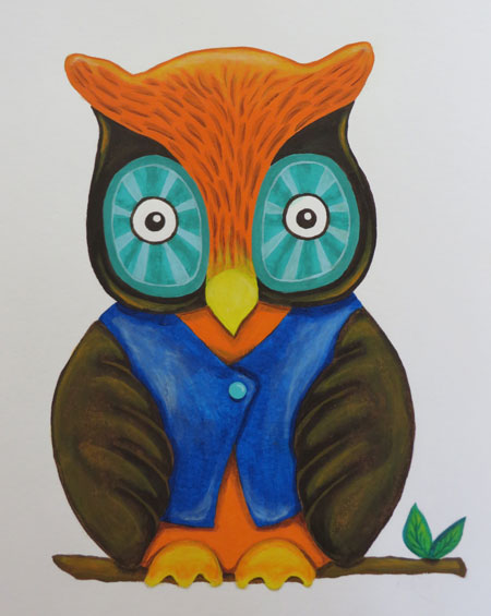 illustratie uil stap 5