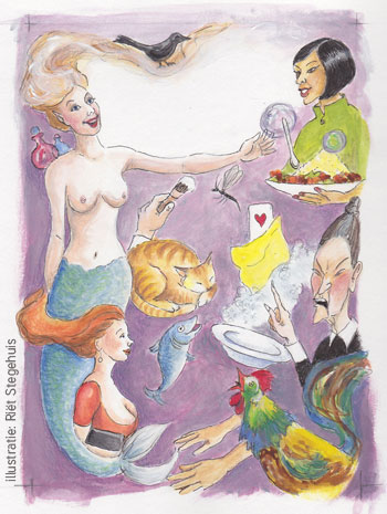 voorkant gedichtenbundel, illustratie Riët Stegehuis