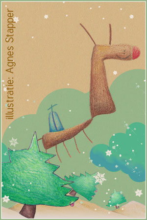 rendier, illustratie Agnes Stapper