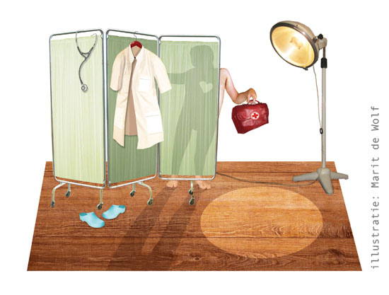 'Kijk in de ziel', illustratie van Marit de Wolf