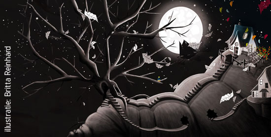 spread uit 'Emma', kinderboek met illustraties van Britta Reinhard