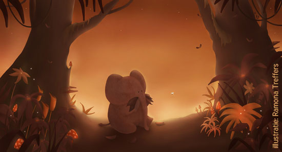 The Adventures of Bamboo & Kota, illustratie van Ramona Treffers