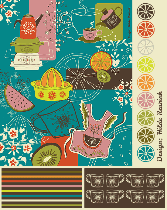 Vintage Kitchen dessinontwerp, design Hilde Reurink
