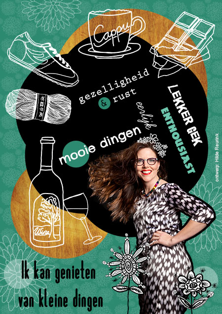 illustratie voor presentatie Business Mom of the Year, Greta als persoon