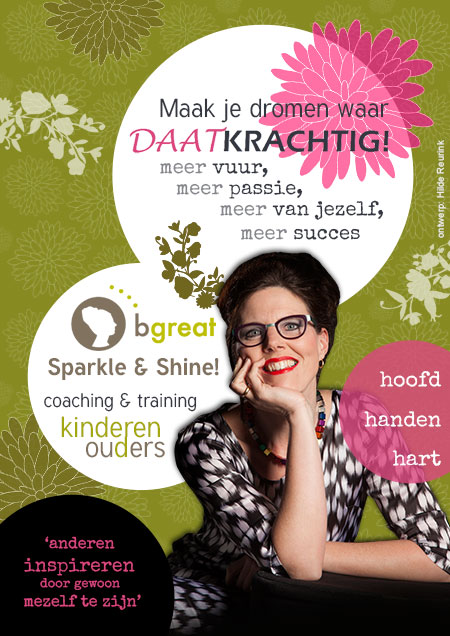 illustratie voor presentatie Business Mom of the Year, Greta als ondernemer