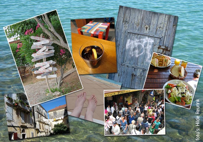 vakantiefoto collage